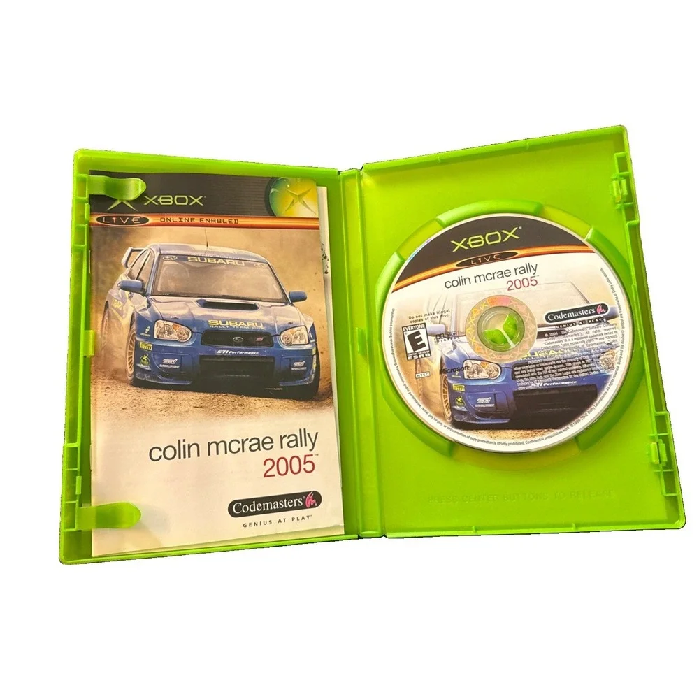Colin McRae Rally 2005 (Original Xbox, 2004) Complete in Box CIB